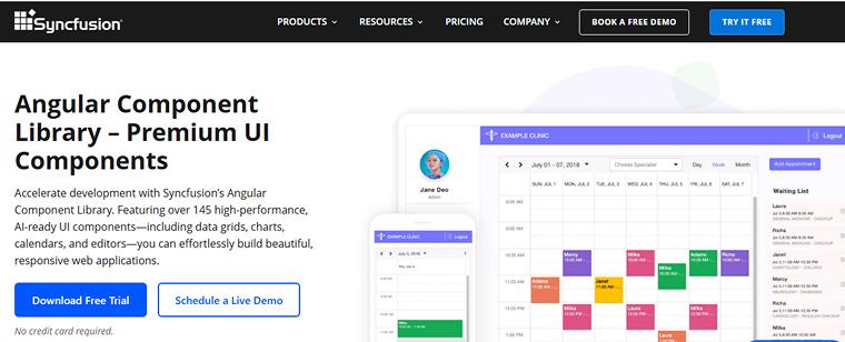 Syncfusion Angular UI Syncfusion Angular UI