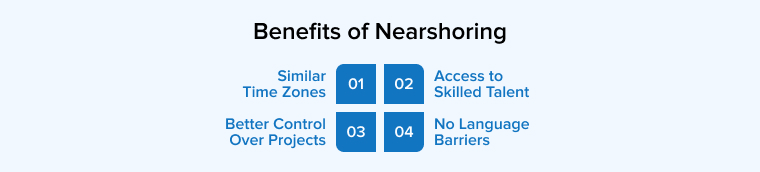 Benefits of Nearshoring Benefits of Nearshoring