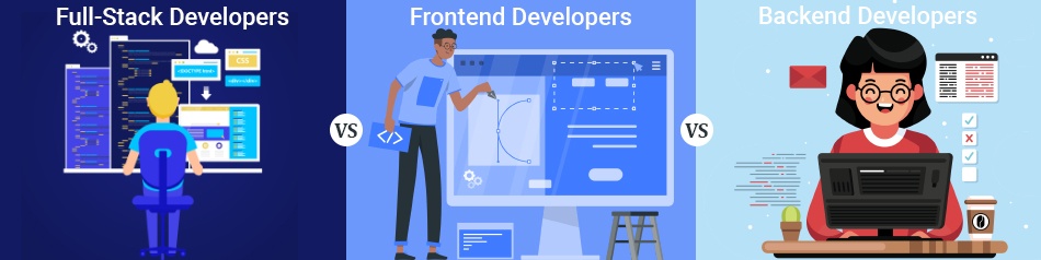 Full-stack vs Front-end vs Back-end Developers