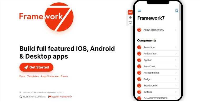 Framework 7 Framework 7