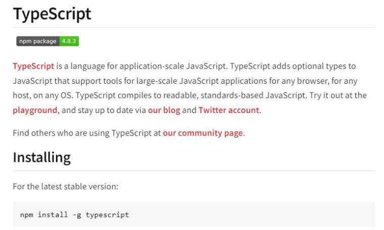 TypeScript TypeScript