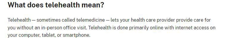 Telehealth Telehealth