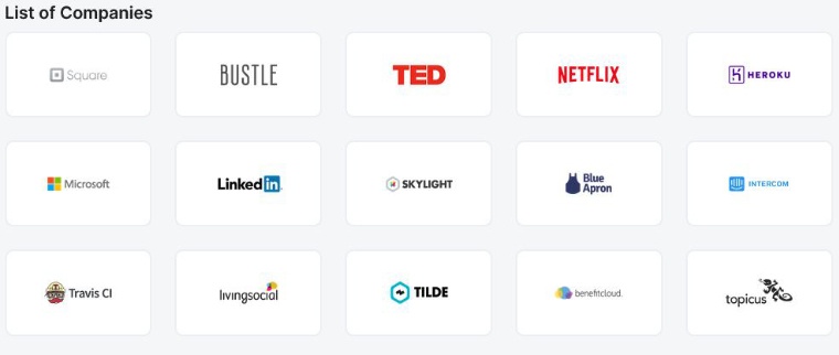 Companies using EmberJS Companies using EmberJS