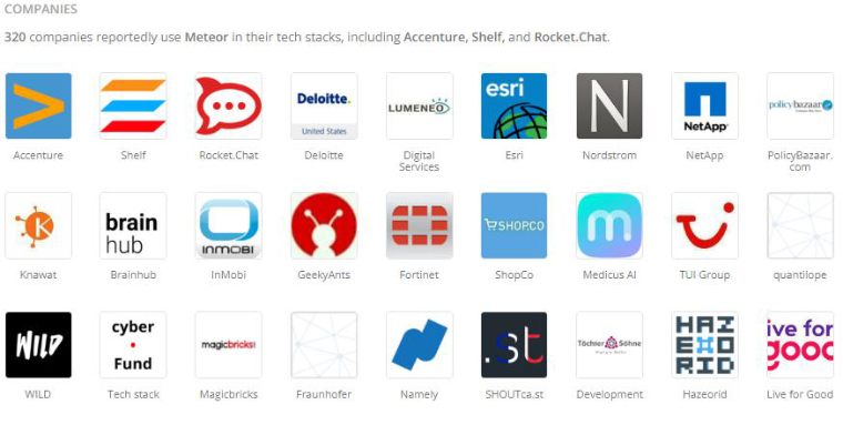 Companies using Meteor Companies using Meteor
