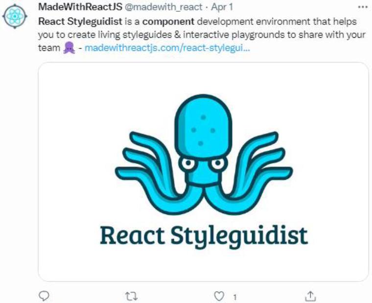 React Styleguidist React Styleguidist