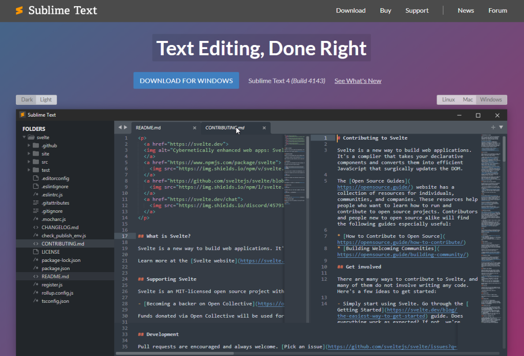 Sublime Text Sublime Text