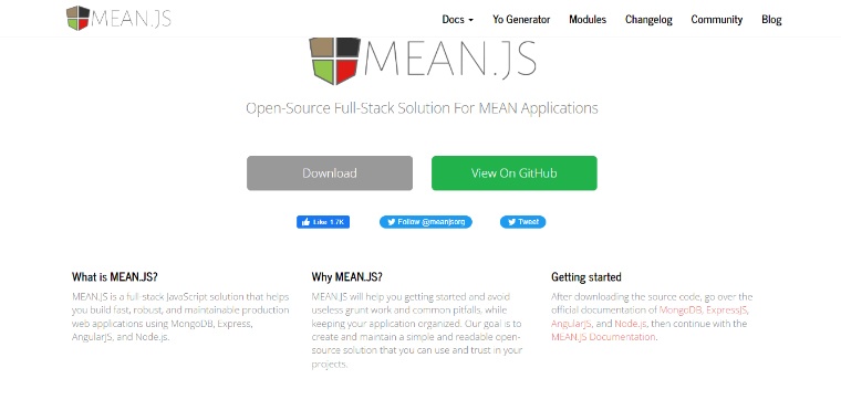 Mean.js Mean.js