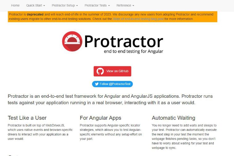 Protractor Protractor