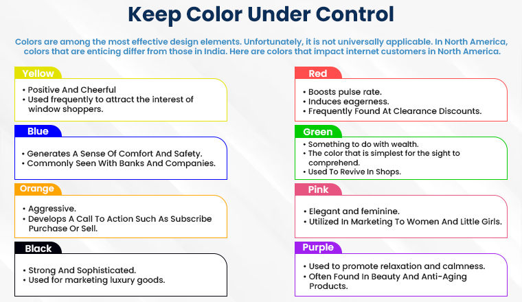 Keep Color Under Control