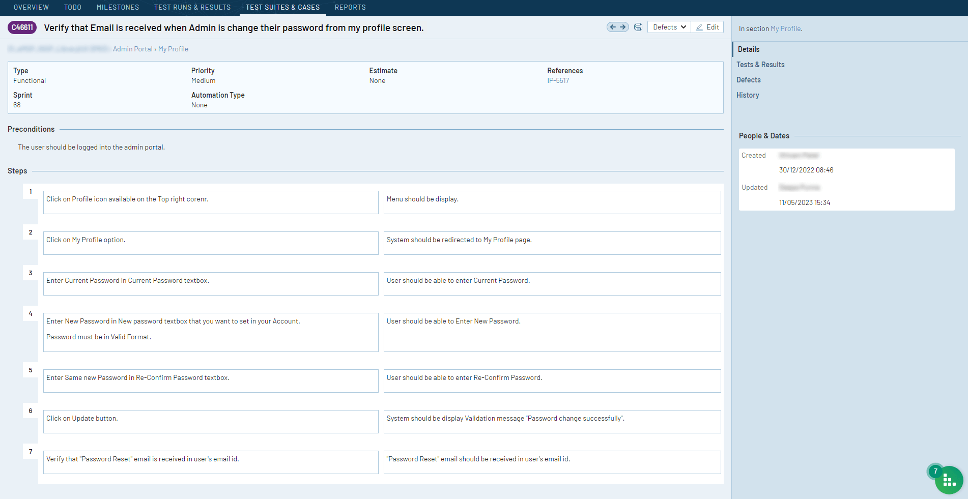 Test Case Using TestRail Test Case Using TestRail
