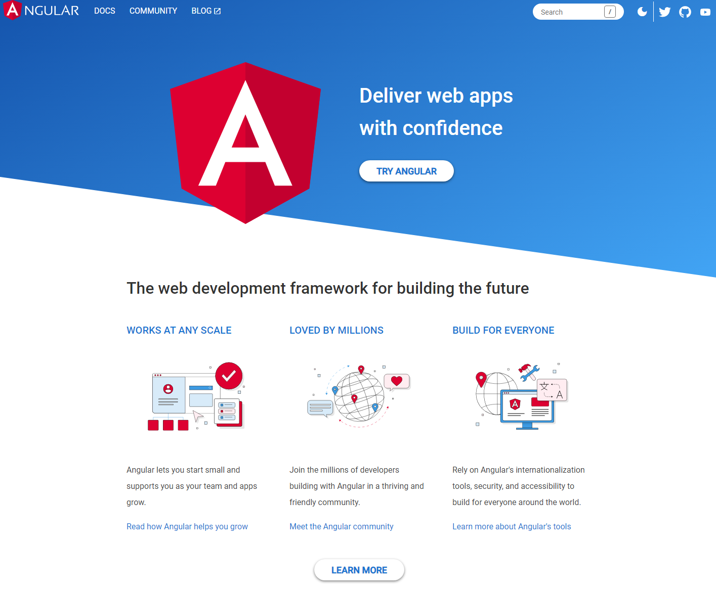 Angular Homepage