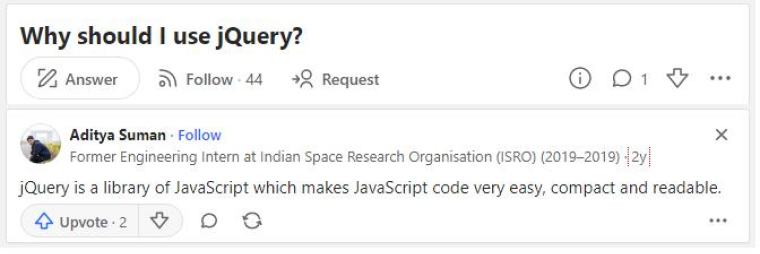 Why use jQuery? Why use jQuery?