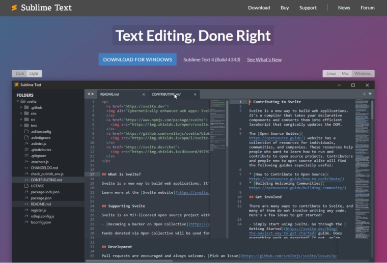 Sublime Text Sublime Text