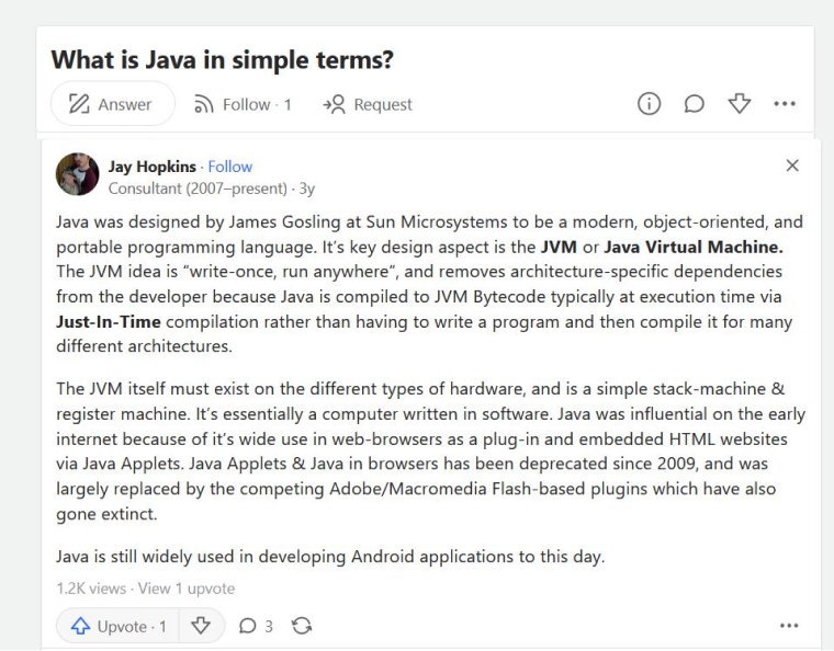 What is Java