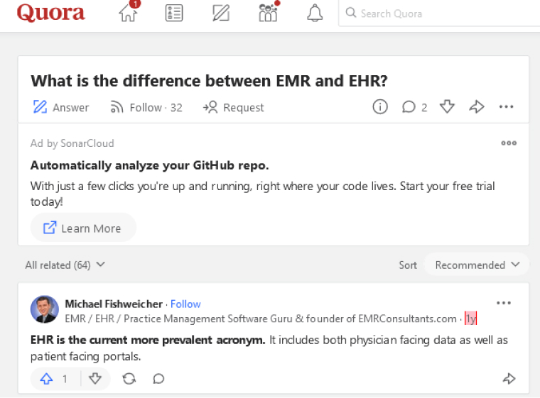 EMR vs EHR Quora EMR vs EHR Quora