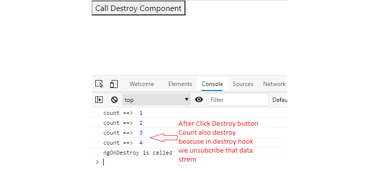 Call Destroy Component