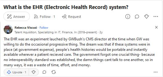 What is the EHR(Electronic Health Record) system?