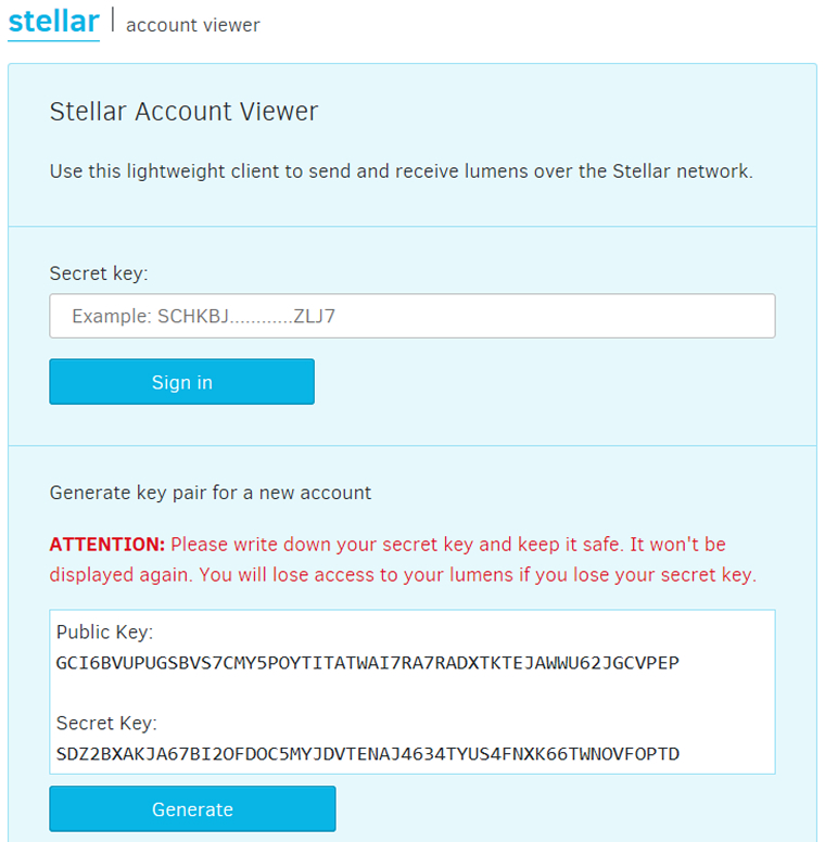 account viewer