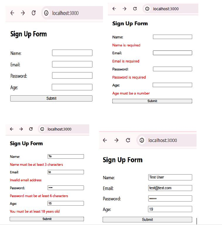 Sign Up Form