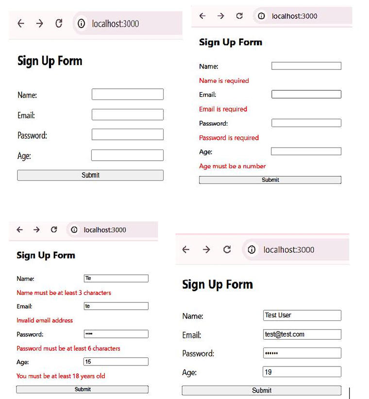 Sign Up Form