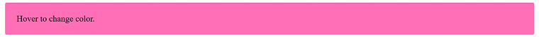 Hover to change color. Hover to change color.