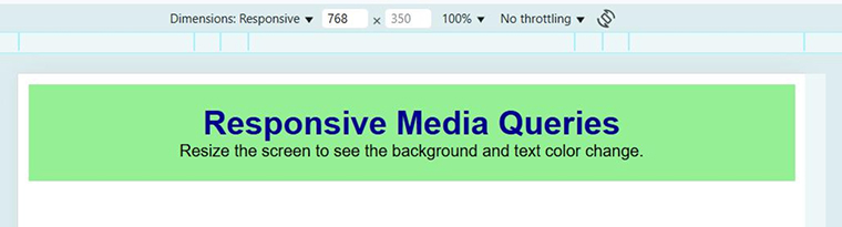 Responsive Media Queries Responsive Media Queries