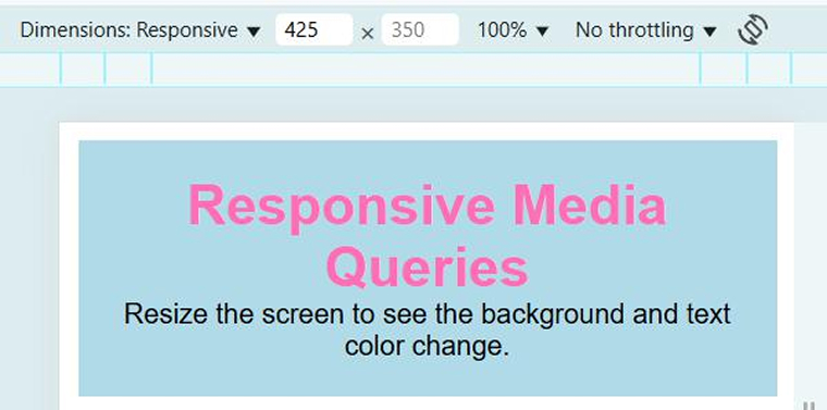 Responsive Media Queries Responsive Media Queries