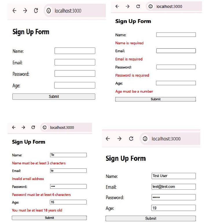 Sign Up Form
