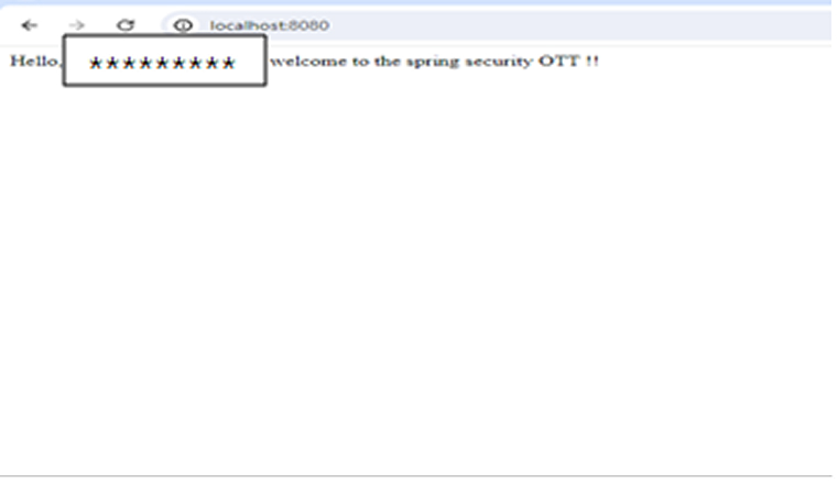 Success welcome page Success welcome page