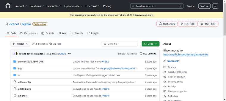 Blazor GitHub
