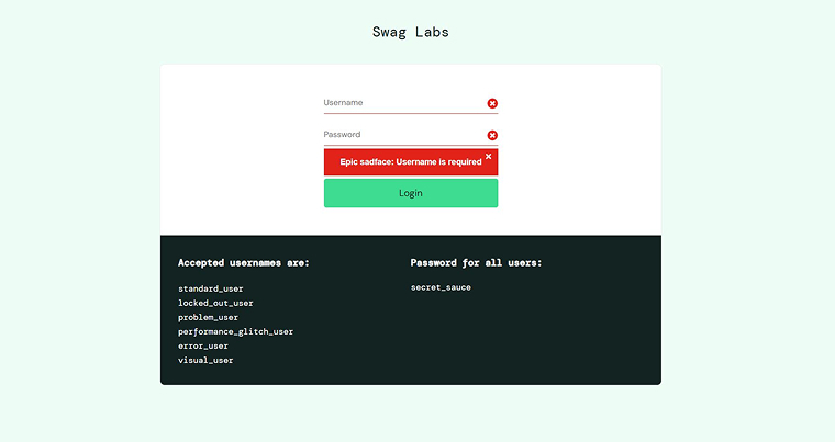 SuaceDemo Page SuaceDemo Page