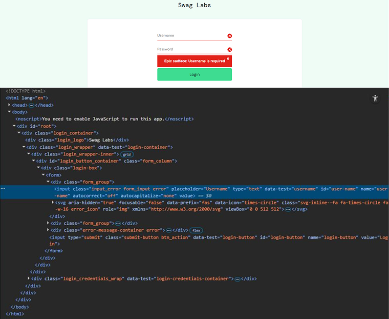 Login Page Login Page