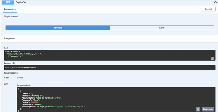 Get method to get DB record Get method to get DB record