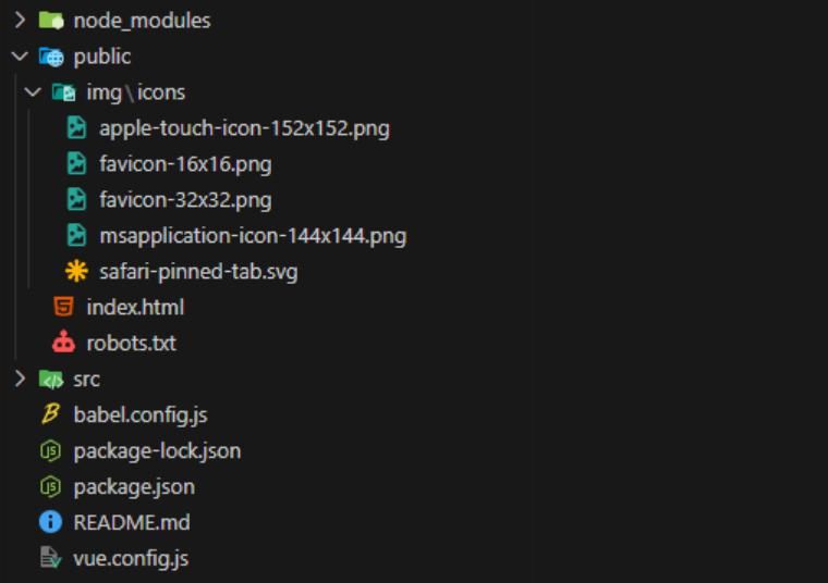 Adding custom PWA icons 