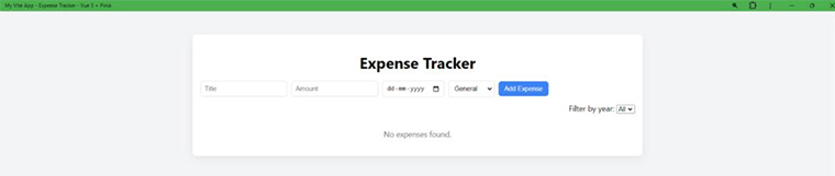 Expense Tracker