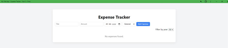 Expense Tracker