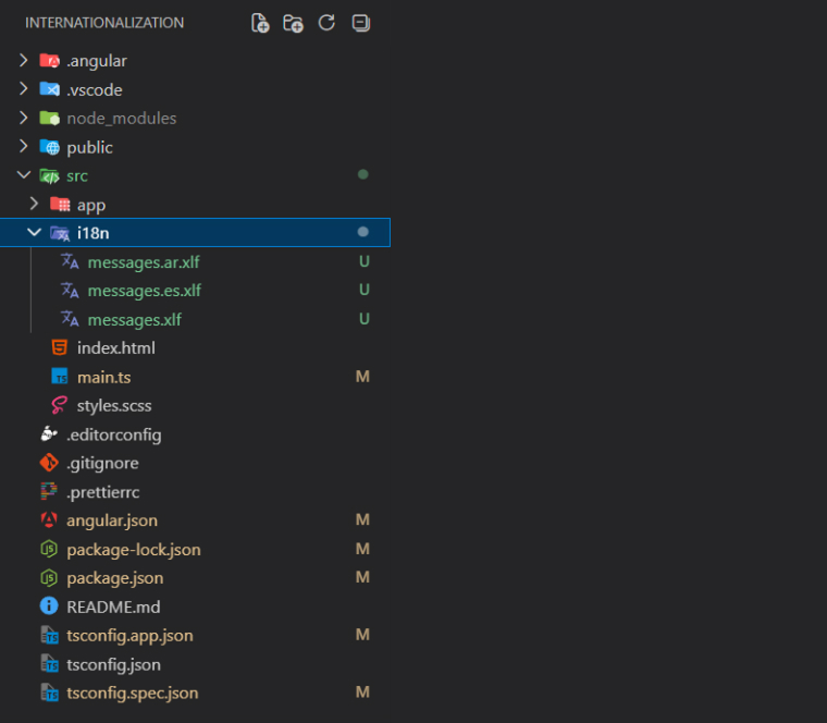Internationalization Translate the Extracted Files