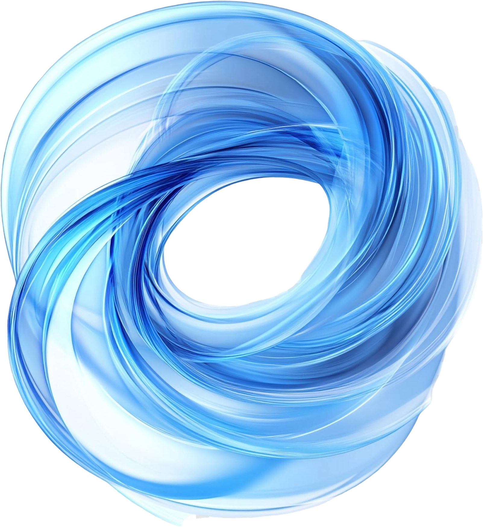 Blue swirling vortex Img
